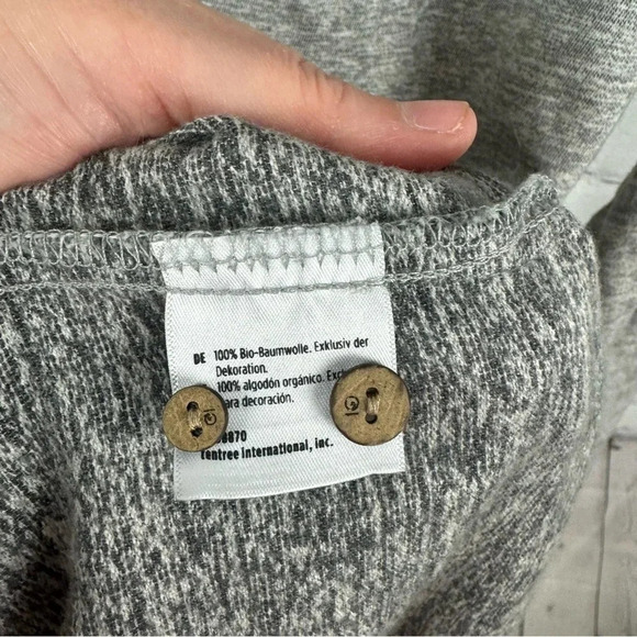 Tentree Gray Pocket Front Dress Organic Cotton Size Medium - Picture 9 of 9